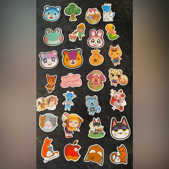 Animal Crossing Sticker Set - 28 total stickers - Picture 1 of 1